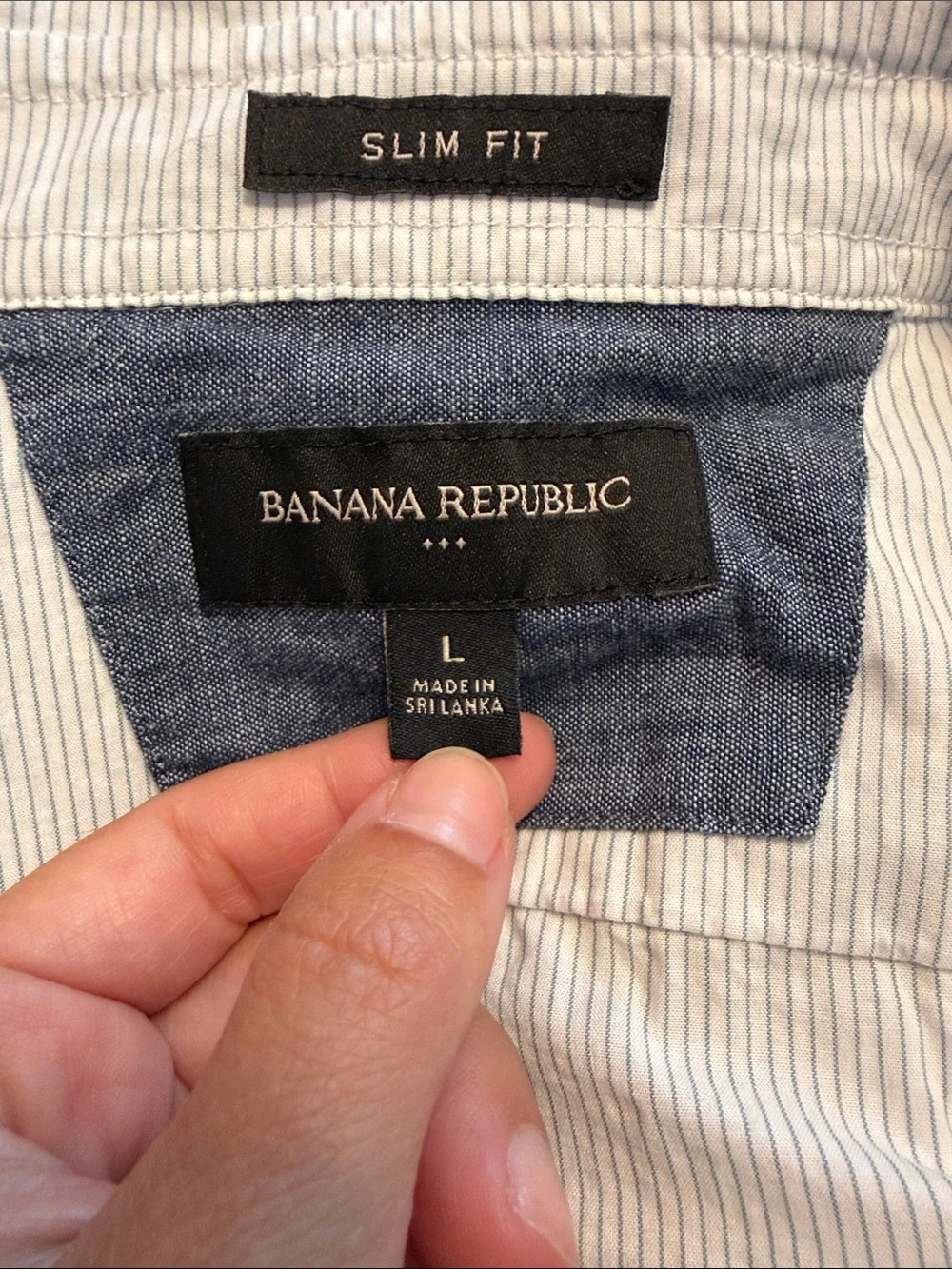 Banana Republic crisp white